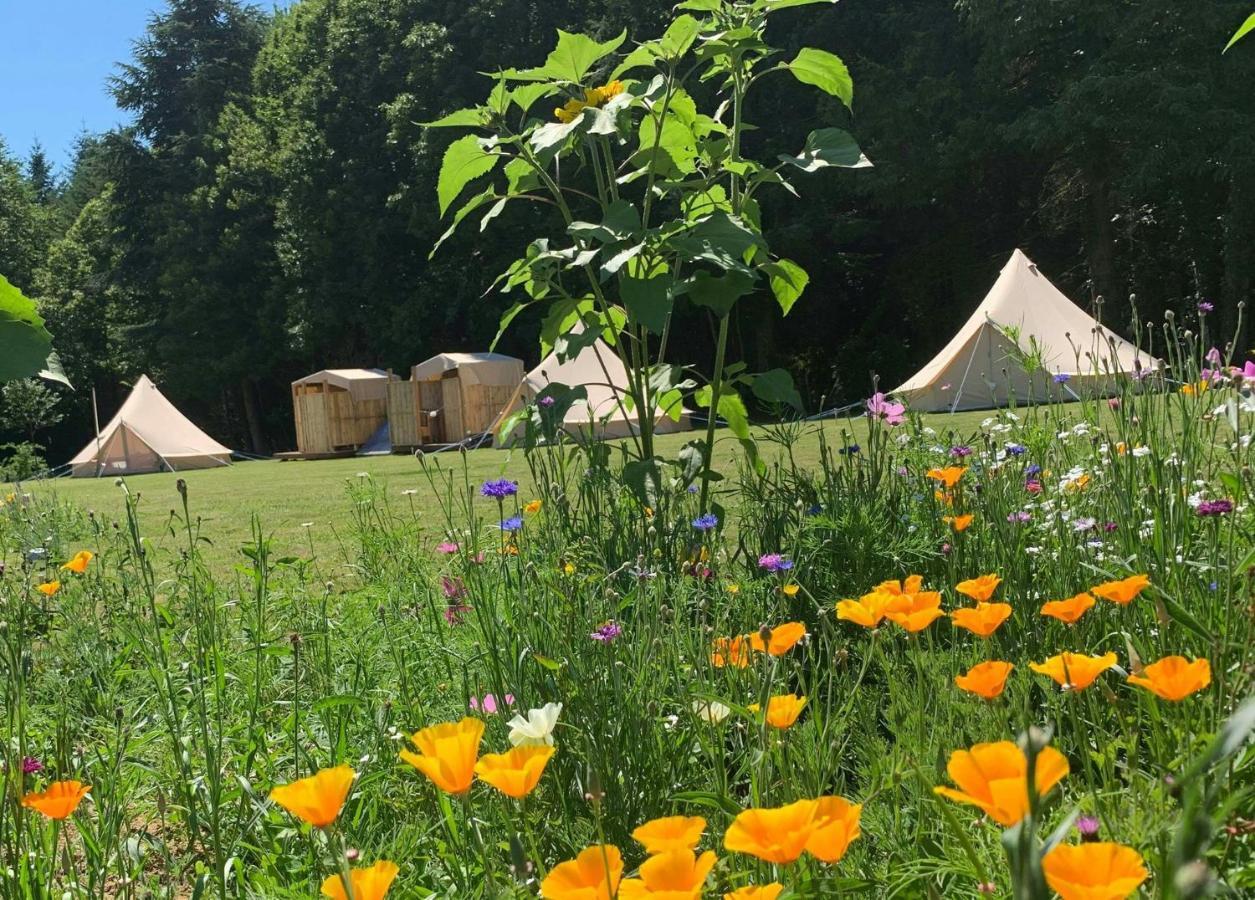 Au Pre Fleuri Eco Glamping Hotel Le Lindois Exterior photo