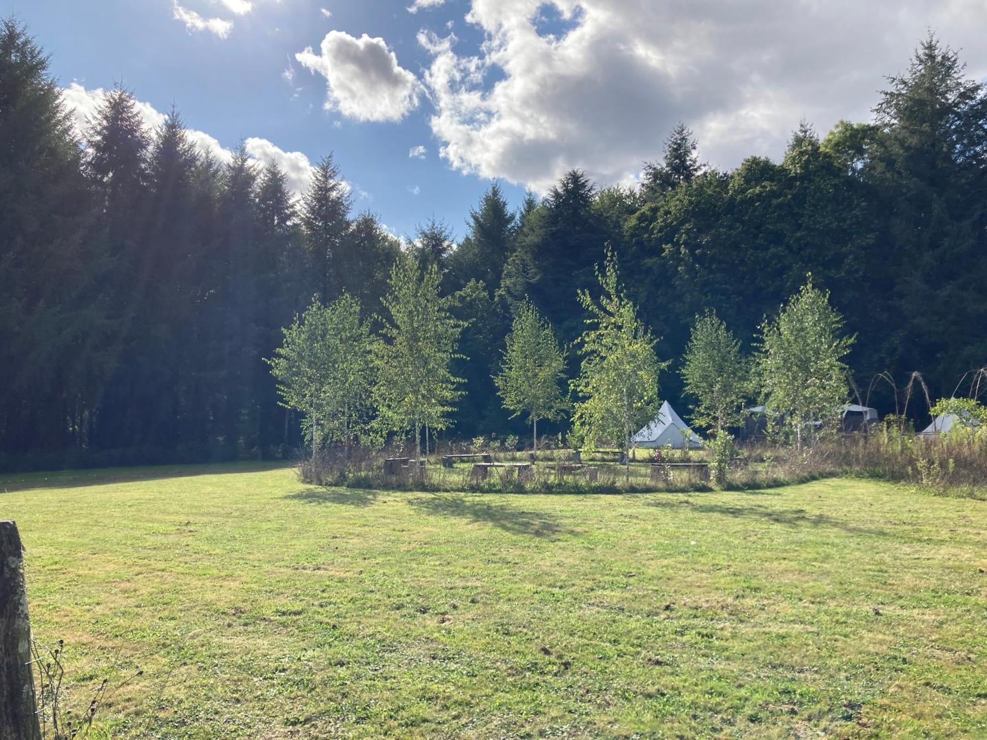 Au Pre Fleuri Eco Glamping Hotel Le Lindois Exterior photo